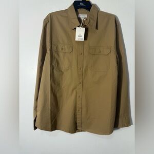 Tan‎ Button-Up Shirt